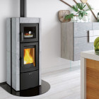 Salamandra a lenha Ester com Forno Evo - Nórdica & Extraflame